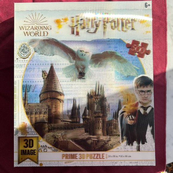 Wizarding World of Harry Potter, 3D puzzle Hedwig over Hogwarts Castle. - Picture 3 of 3
